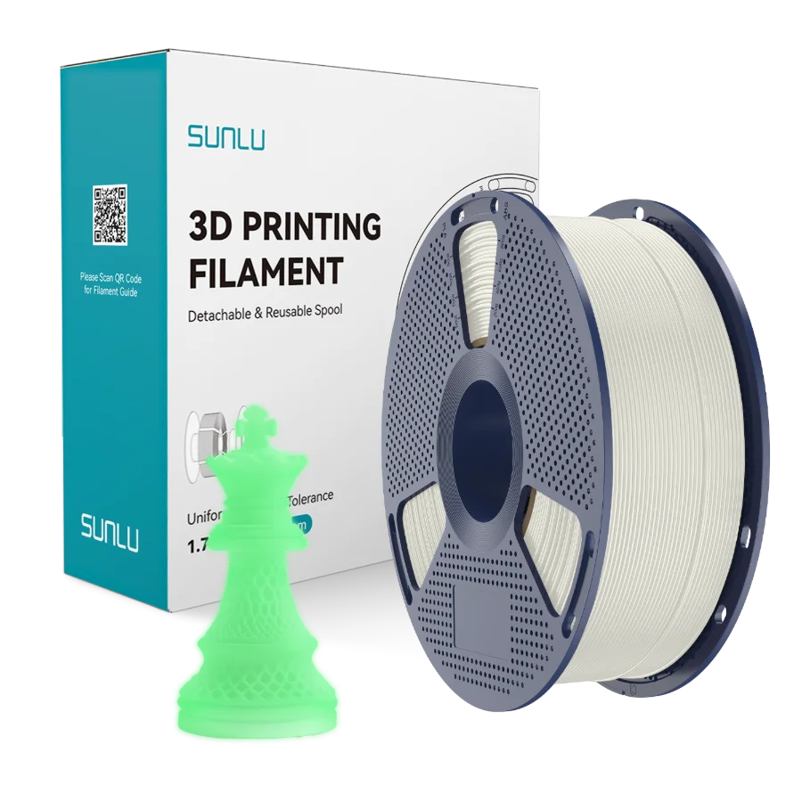 PLA Glow In The Dark White