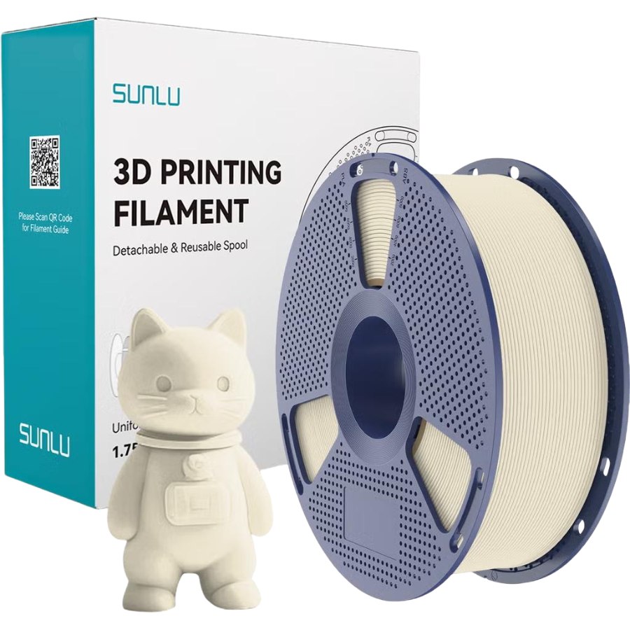 PLA Matte Bone White