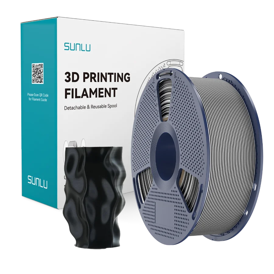 Silk PLA+ Dual Color Black White