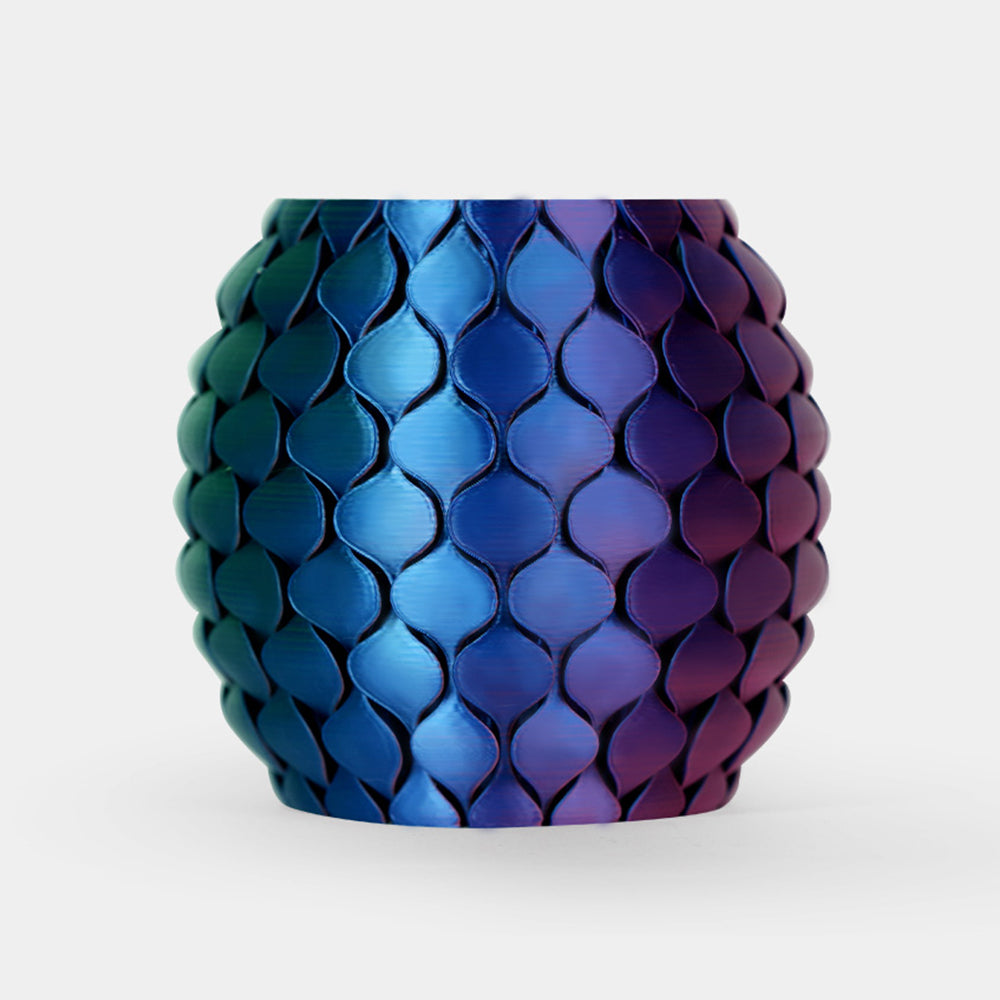 SUNLU Silk PLA+ Tri-Color Синій/Зелений/Фіолетовий — колір у виробі