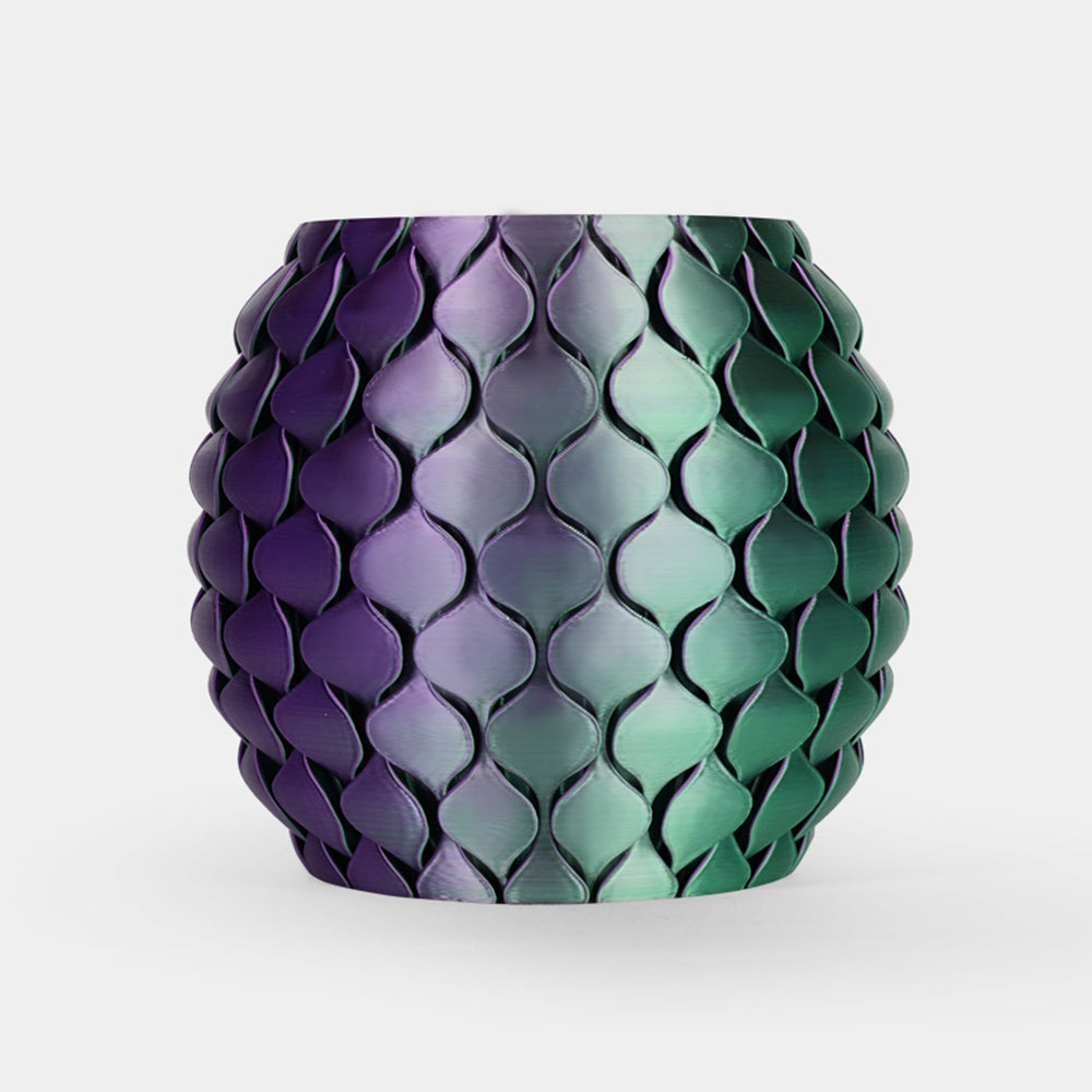 SUNLU Silk PLA+ Dual Color Зелений/Фіолетовий — колір у виробі